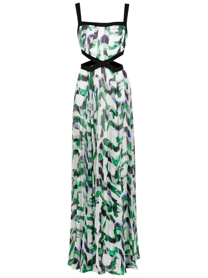 Tufi Duek Long Printed Dress - Green