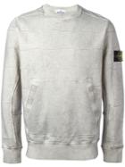 Stone Island - Kangaroo Pocket Sweatshirt - Men - Cotton - S, Nude/neutrals, Cotton