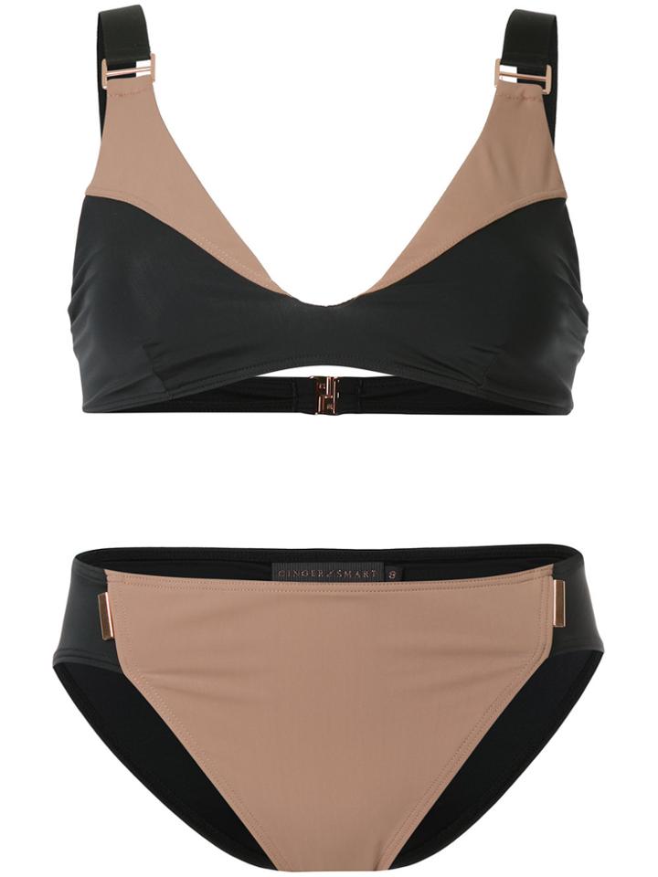 Ginger & Smart Two Tone Bikini - Black