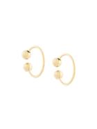 Jw Anderson Oversize Bullring Hoops - Metallic