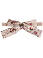 Gucci Sequin Neck Bow - Pink & Purple