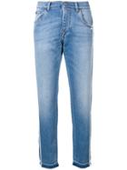 Dolce & Gabbana Tapered Side Stripe Jeans - Blue
