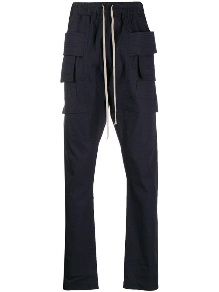 Rick Owens Drkshdw Creatch Cargo Pants - Blue