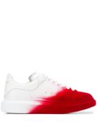 Alexander Mcqueen Oversized Spray Paint Effect Sneakers - White