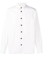 Jil Sander Creased Long Sleeved Shirt - White