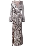 Silvia Tcherassi Panelled Maxi Wrap Dress - Black