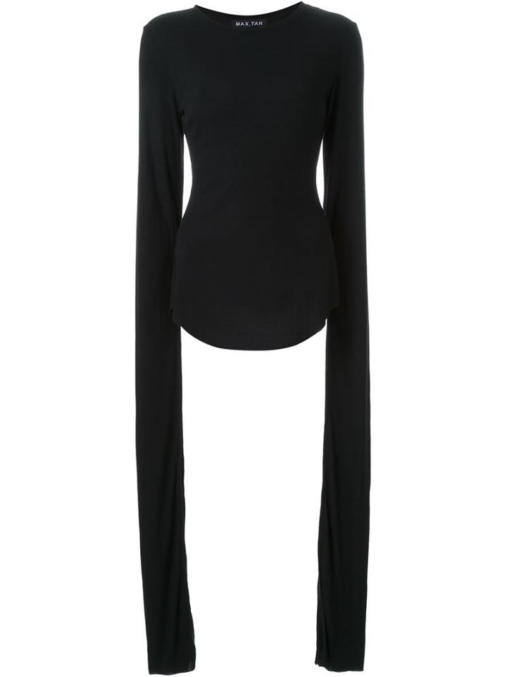 Max Tan Oversized Sleeve T-shirt