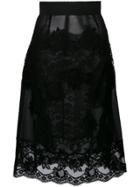 Estnation Asymmetric Pleated Skirt - Brown