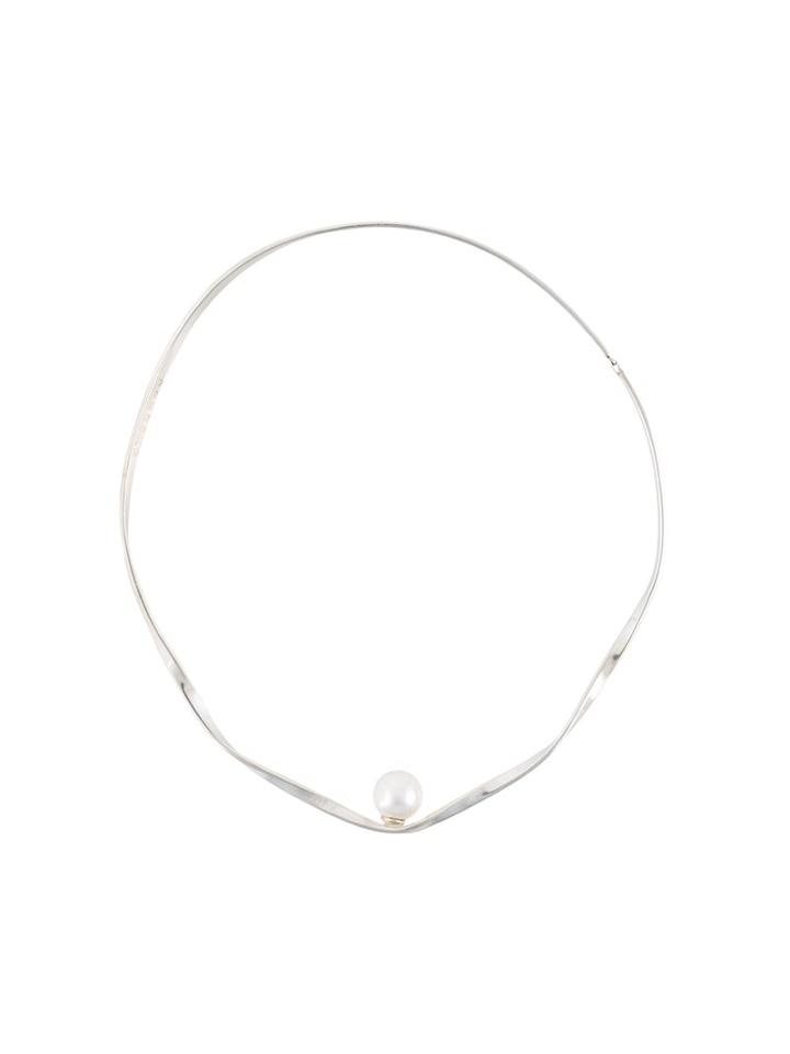 Maison Margiela Suspended Pearl Necklace