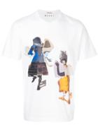 Marni - Sally Smart Printed T-shirt - Men - Cotton - 50, White, Cotton
