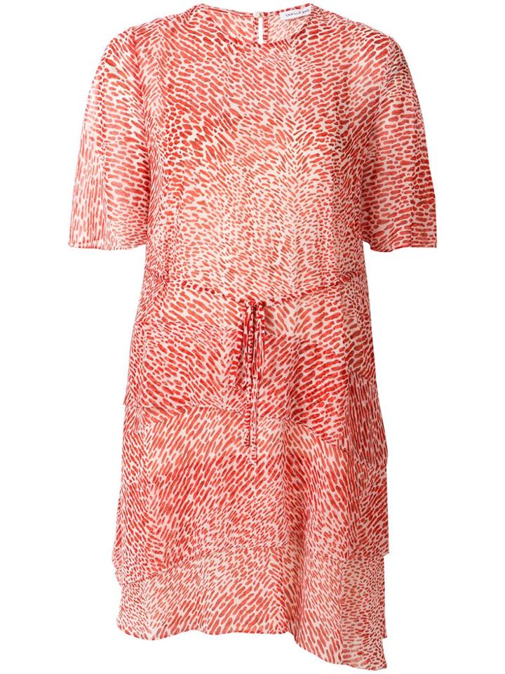 Camilla And Marc Alghero Print Shift Dress - Red