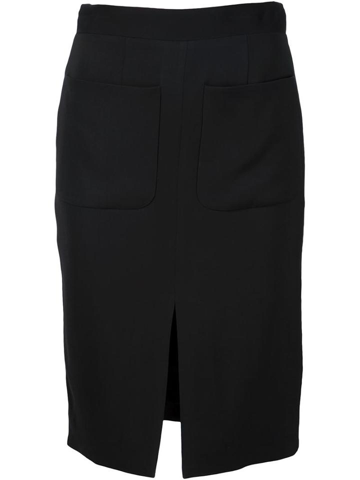 L'agence Front Pocket Pencil Skirt