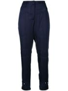 Barbara Bui Tailored Fitted Trousers - Blue