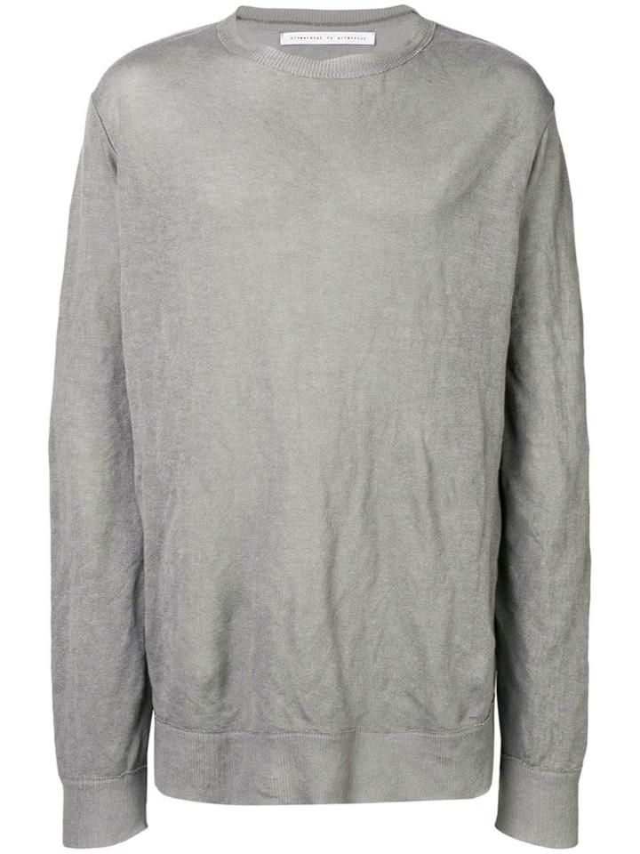 10sei0otto Longline Jumper - Grey