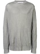 10sei0otto Longline Jumper - Grey