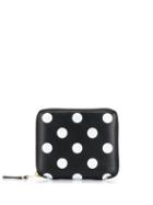 Comme Des Garçons Wallet Polka-dot Compact Wallet - Black