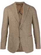 Dell'oglio Single-breasted Cashmere Blazer - Neutrals