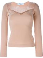 Blumarine Lace Appliqué Jumper