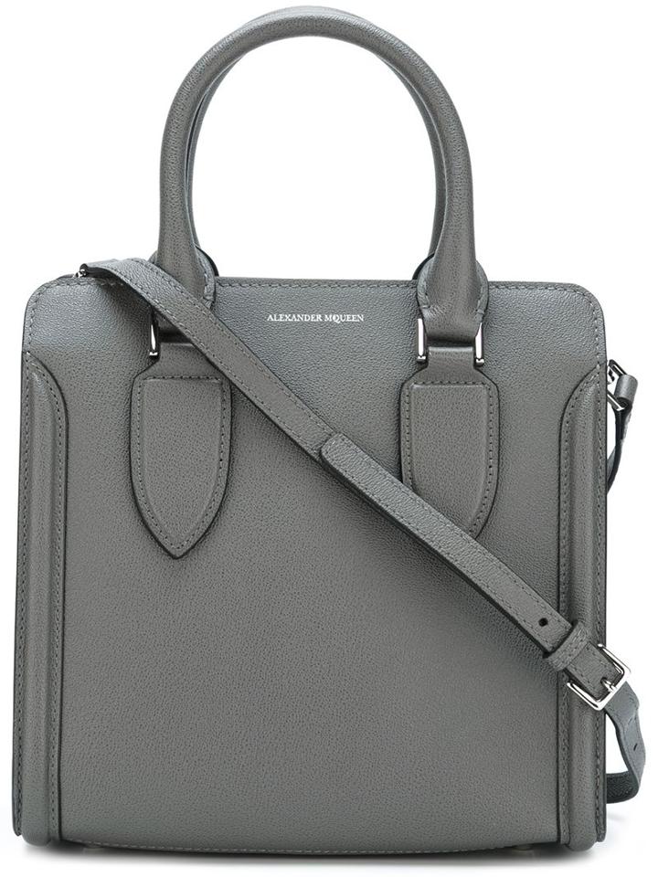 Alexander Mcqueen 'heroine' Tote, Women's, Grey