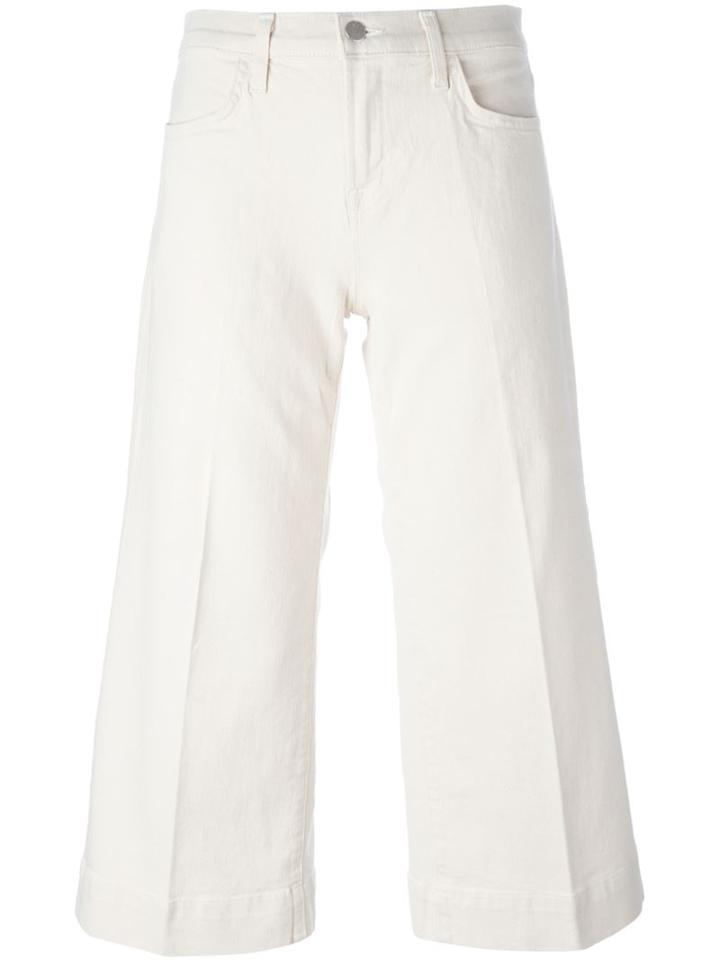 J Brand Denim Culottes, Women's, Size: 25, Nude/neutrals, Cotton/spandex/elastane