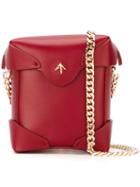 Manu Atelier Mini 'pristine' Crossbody Bag, Women's, Red, Calf Leather