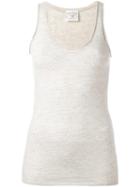 Forte Forte Scoop Neck Tank, Women's, Size: 2, Nude/neutrals, Virgin Wool