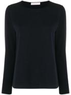 Fabiana Filippi Round Neck Slim-fit Jumper - Blue