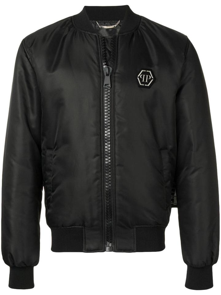 Philipp Plein Scarface Bomber Jacket - Black