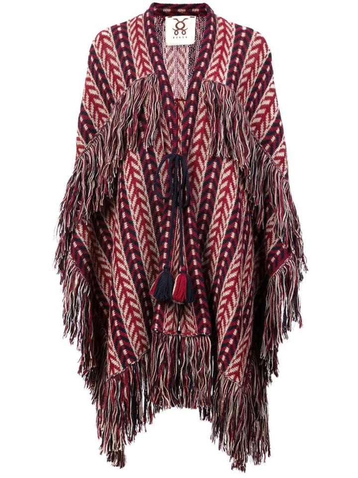 Figue Formentera Shawl - Red