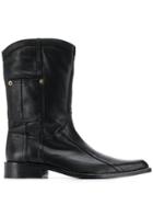 Martine Rose Cowboy Boots - Black