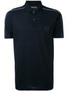 Emporio Armani - Piped Logo Patch Polo Shirt - Men - Cotton - S, Blue, Cotton