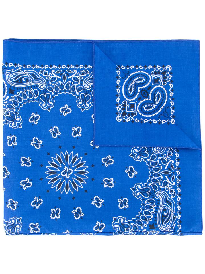 R13 Massive Bandanna Scarf - Blue