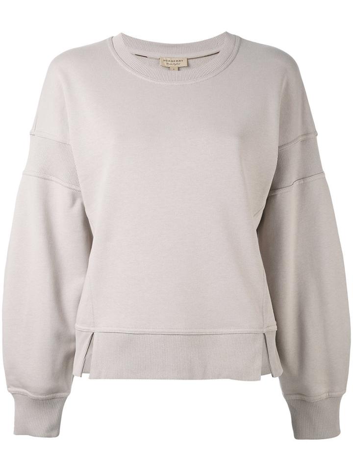 Burberry - Loose-fit Sweatshirt - Women - Cotton - M, Nude/neutrals, Cotton