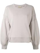 Burberry - Loose-fit Sweatshirt - Women - Cotton - M, Nude/neutrals, Cotton