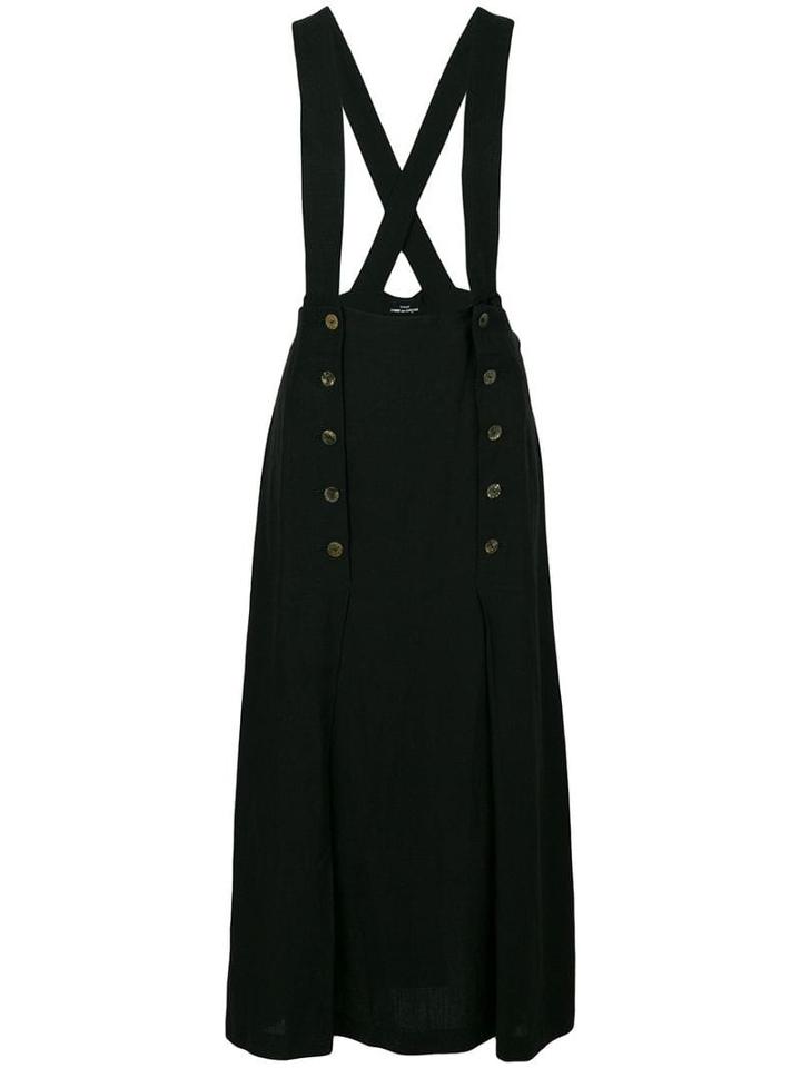 Comme Des Garçons Pre-owned 1993 Pinafore Skirt - Black