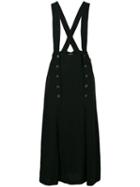 Comme Des Garçons Pre-owned 1993 Pinafore Skirt - Black
