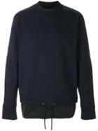 Diesel Black Gold Drawstring Hem Sweater - Blue