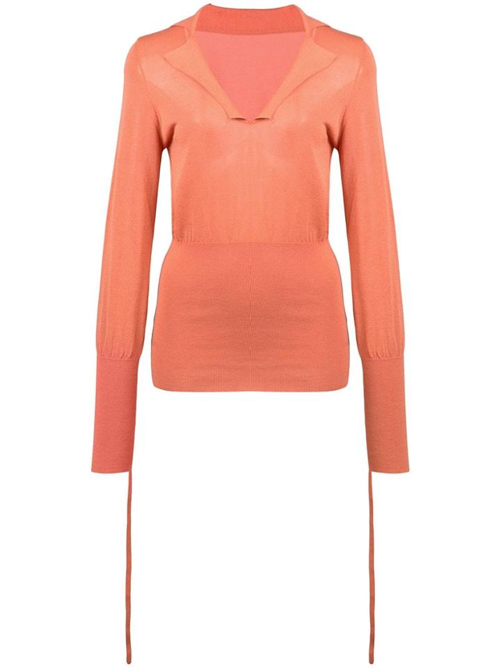 Jacquemus Fine Knit Jumper - Orange