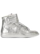 Maison Margiela Future Hi-top Sneakers, Men's, Size: 40, Grey, Calf Leather/rubber/leather