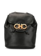 Salvatore Ferragamo Pre-owned Gancini Backpack - Black