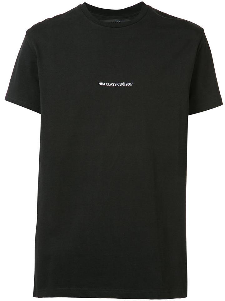 Hood By Air Year Print T-shirt, Men's, Size: Xxl, Black, Cotton