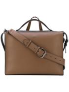 Fendi - Boxy Tote Bag - Men - Calf Leather - One Size, Brown, Calf Leather