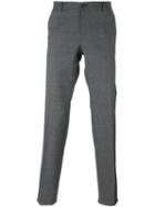 Dolce & Gabbana Tailored Trousers, Men's, Size: 50, Grey, Cotton/spandex/elastane/virgin Wool
