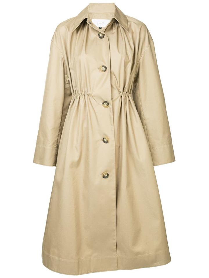 Le Ciel Bleu Oversized Trench Coat - Brown