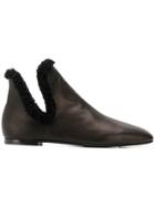 The Row Eros Ankle Boots - Black