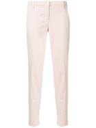 Jacob Cohen Slim-fit Cropped Trousers - Pink & Purple
