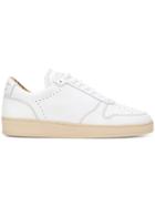 Zespa Perforated Lace-up Sneakers - White
