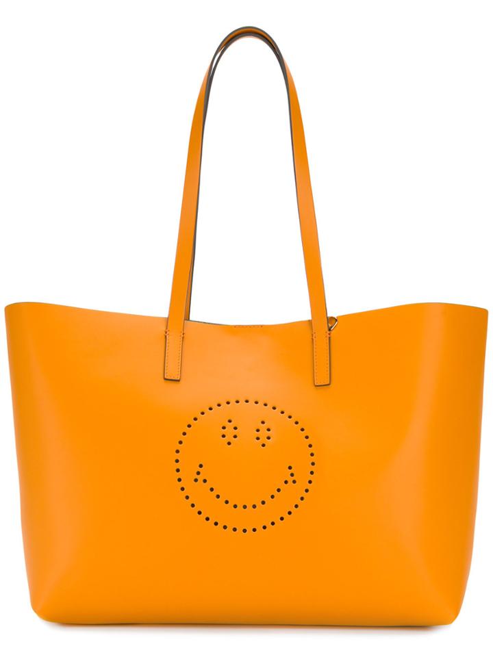 Anya Hindmarch Ienki Killer Tote Bag - Yellow & Orange