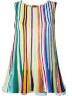 Missoni Striped Knit Sleeveless Top, Women's, Size: 42, Blue, Polyester/rayon