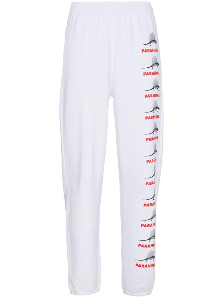 Ashley Williams Paranoia Track Pants - White